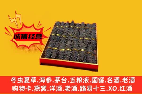 新洲区回收海参